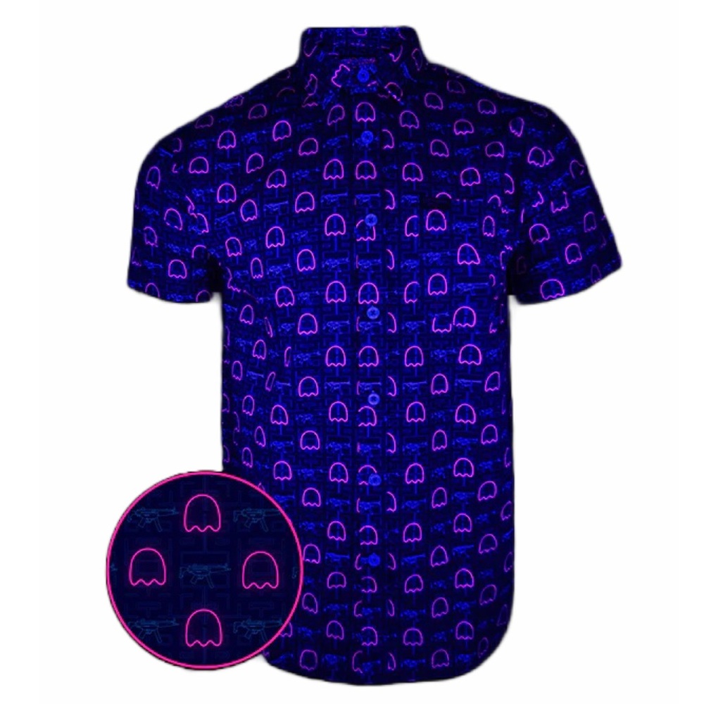Retro Rifle ‘The Pac’ button-down Men’s Short Sleeve Shirt